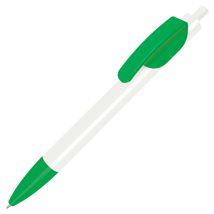 202/18&nbsp;46.000&nbsp;TRIS, ручка шариковая, белый корпус/зеленый, пластик&nbsp;130001