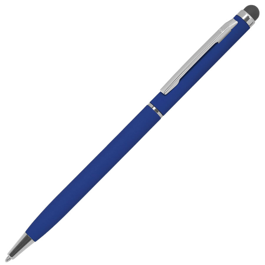 1105G/24&nbsp;75.000&nbsp;TOUCHWRITER SOFT, ручка шариковая со стилусом для сенсорных экранов, синий/хром, металл/soft-touch&nbsp;49861