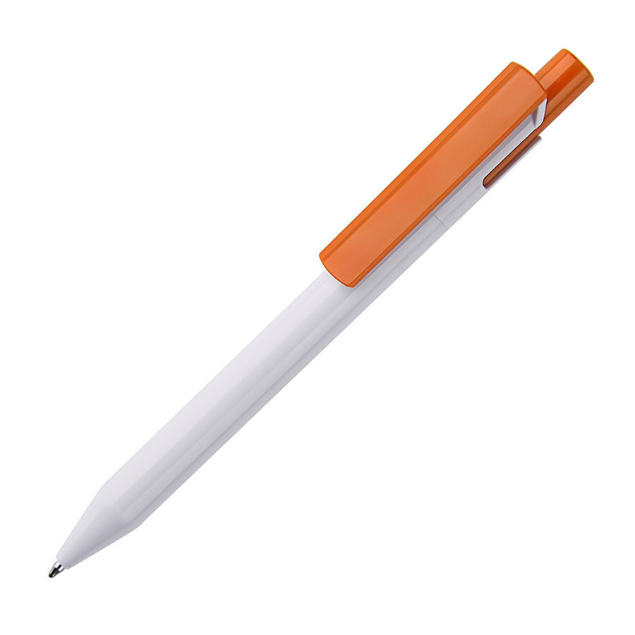 192/01/05&nbsp;46.000&nbsp;Ручка шариковая Zen, белый/оранжевый, пластик&nbsp;115067