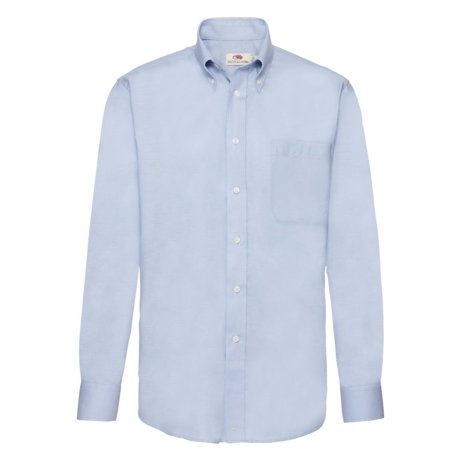 651140.OD/XL&nbsp;999.000&nbsp;Рубашка "Long Sleeve Oxford Shirt", светло-голубой_XL, 70% х/б, 30% п/э, 135 г/м2&nbsp;98818