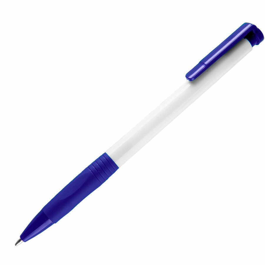 38013/25&nbsp;10.000&nbsp;N13, ручка шариковая с грипом, пластик, белый, темно-синий&nbsp;150896