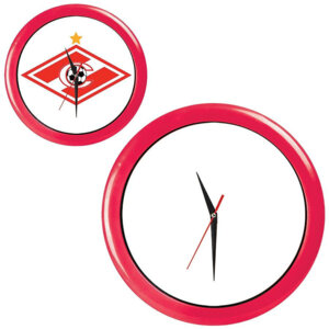 22000/08&nbsp;619.000&nbsp;Часы настенные "ПРОМО" разборные ; красный, D28,5 см; пластик/стекло&nbsp;48068