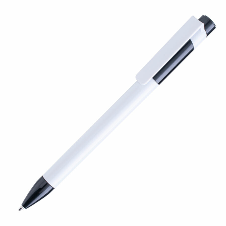 1018MC/35&nbsp;18.000&nbsp;Ручка шариковая MAVA, белый/ черный,  пластик&nbsp;140931