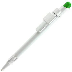 123/15/B01&nbsp;11.000&nbsp;MIR Clip Logo Tampo B01, ручка шариковая, зеленый/белый с клипом Logo B01, пластик&nbsp;49468