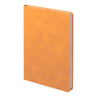 24745/05/35&nbsp;693&nbsp;Ежедневник недатированный Muse, оранжевый, А5, с декоративной черной полосой, блок в линейку&nbsp;281466