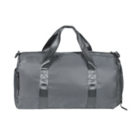 16814/30_р&nbsp;2099&nbsp;Сумка спортивная "Gym" ,без ремня ; серая; 45х21х20 см; полиэстер&nbsp;278394