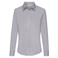 650020.OC/M&nbsp;3404&nbsp;Рубашка "Lady-Fit Long Sleeve Oxford Shirt", светло-серый_M, 70% х/б, 30% п/э, 135 г/м2&nbsp;111130