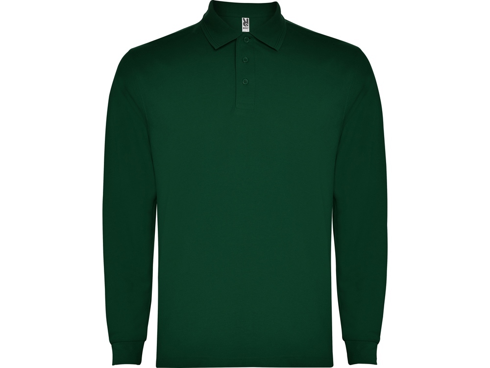 5009PO56M&nbsp;2178.000&nbsp;Рубашка поло "Carpe" мужская с длинным рукавом, бутылочный зеленый&nbsp;201265