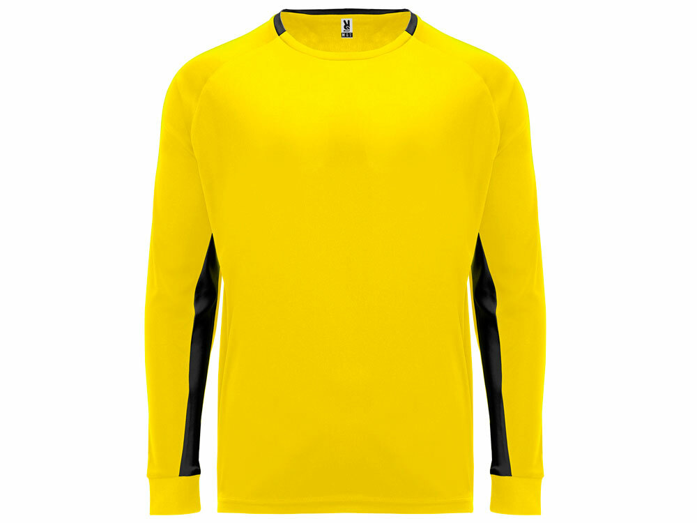 413CA03022XL&nbsp;2268.000&nbsp;Футболка "Porto " мужская с длинным рукавом, желтый/черный&nbsp;198494
