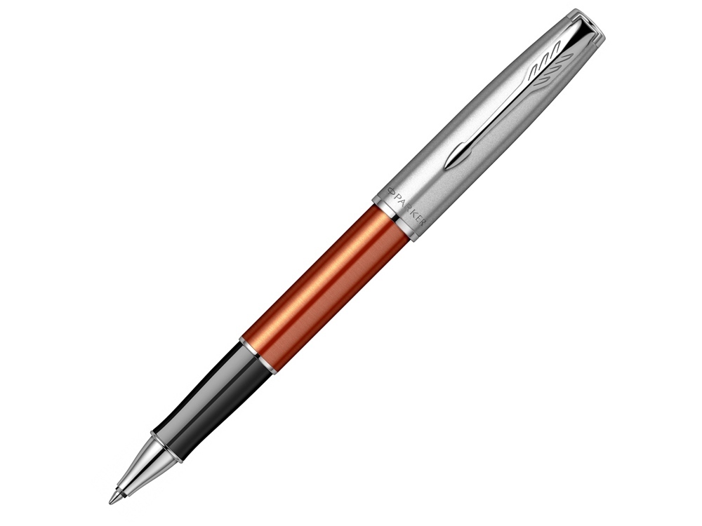 2169230&nbsp;19000.000&nbsp;Ручка-роллер Parker Sonnet Essentials Orange SB Steel CT, цвет чернил black,перо: F, в подарочной упаковке.&nbsp;209138