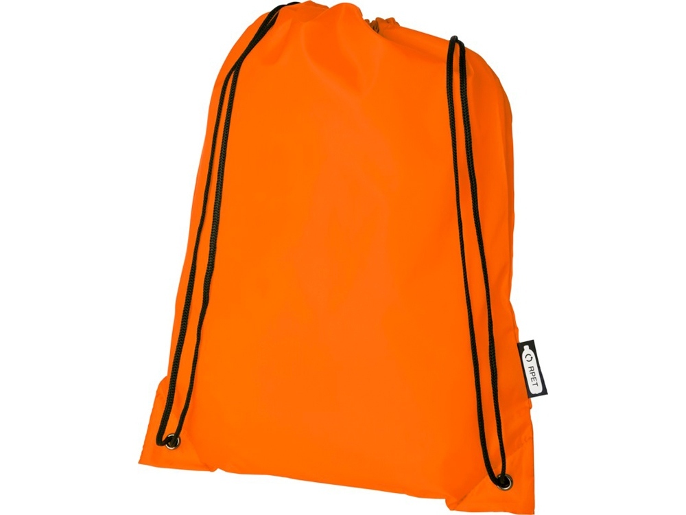 12046131&nbsp;493.400&nbsp;Рюкзак со шнурком Oriole из переработанного ПЭТ, оранжевый&nbsp;205600