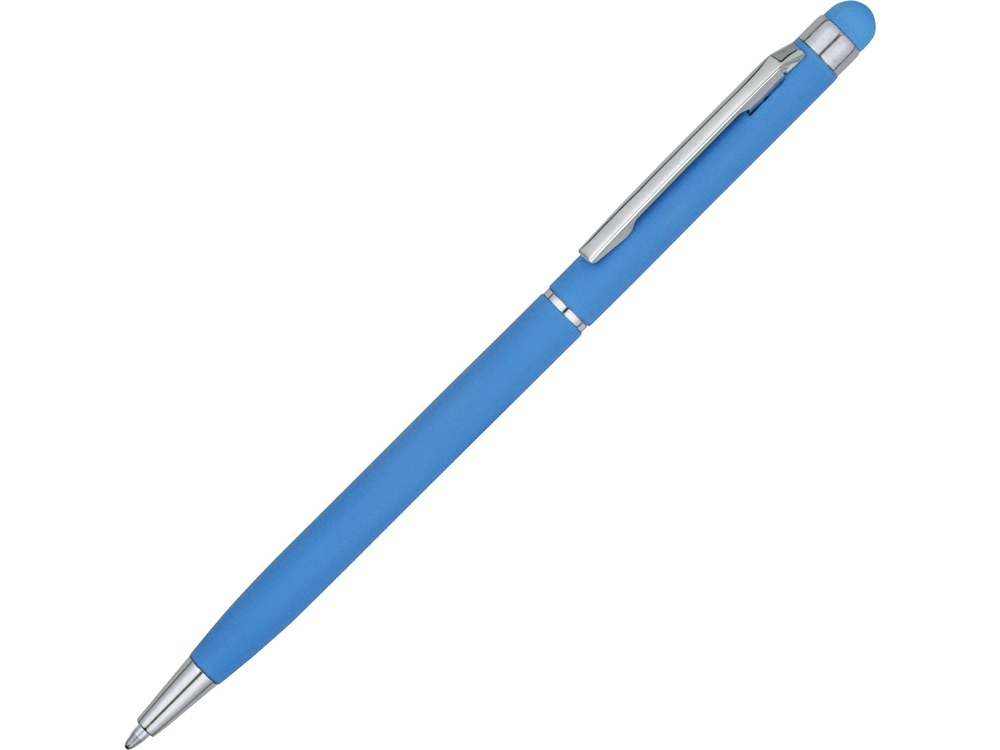 18570.12&nbsp;79.710&nbsp;Ручка-стилус шариковая "Jucy Soft" с покрытием soft touch, голубой&nbsp;163259