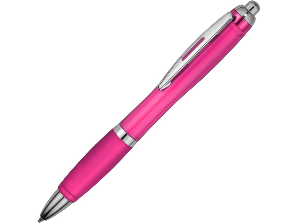 10707803&nbsp;54.100&nbsp;Ручка пластиковая шариковая "Nash", розовый, синие чернила&nbsp;142708