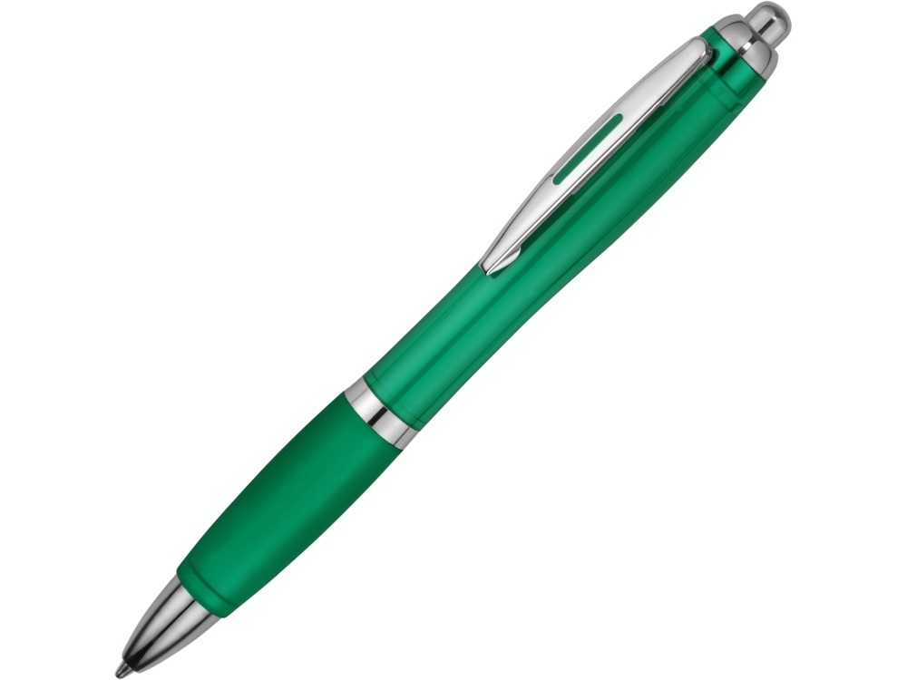 10707808&nbsp;54.100&nbsp;Ручка пластиковая шариковая "Nash", зеленый, синие чернила&nbsp;142713