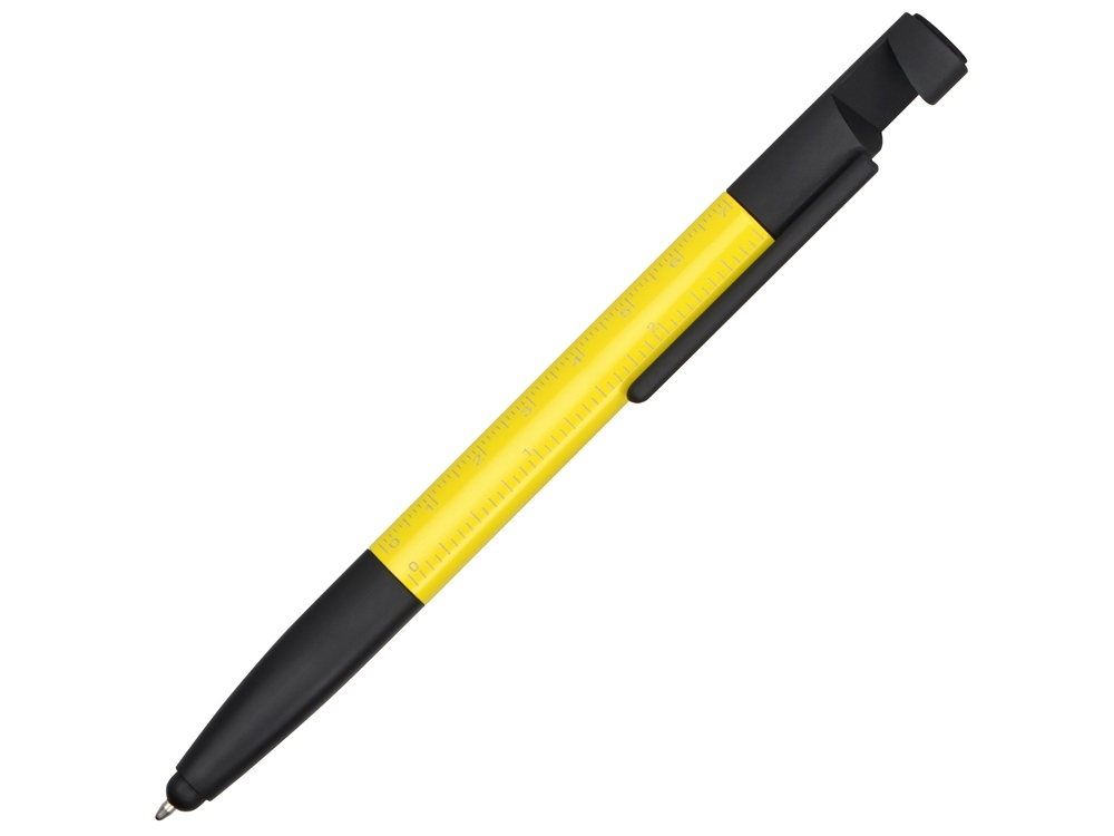71532.04&nbsp;101.700&nbsp;Ручка-стилус пластиковая шариковая многофункциональная (6 функций) «Multy», желтый&nbsp;206593