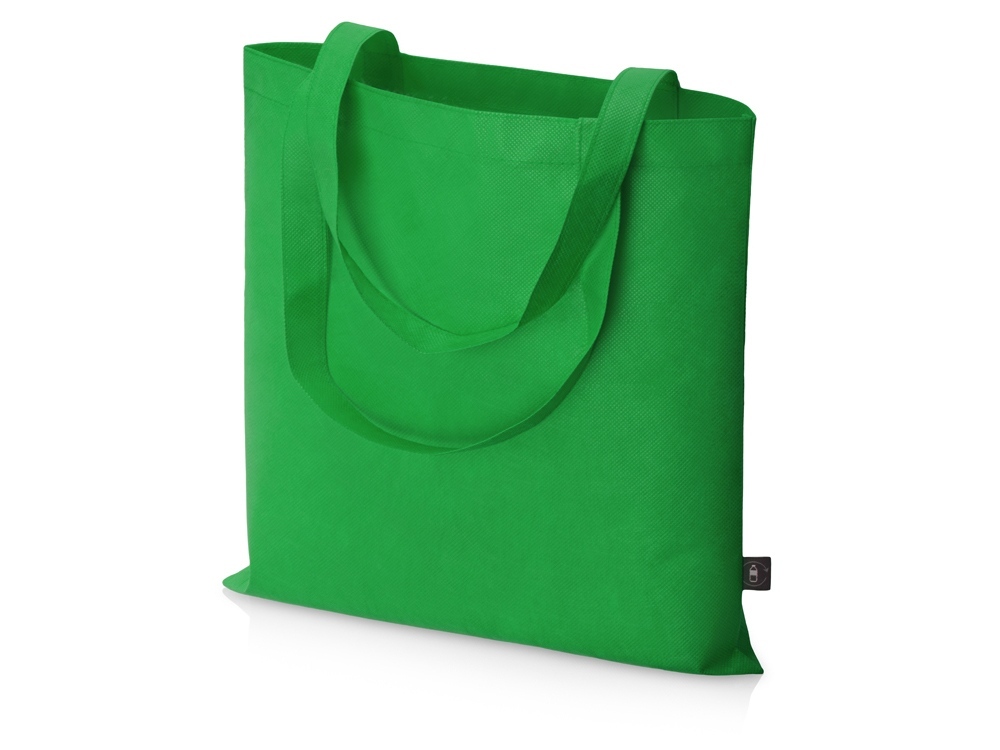 590703&nbsp;188.510&nbsp;Сумка-шоппер Reviver из нетканого переработанного материала RPET, зеленый&nbsp;189756