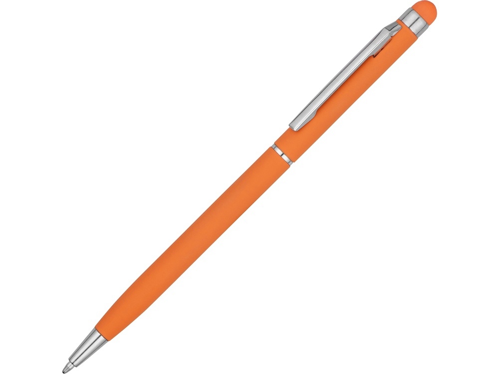 18570.13&nbsp;79.710&nbsp;Ручка-стилус шариковая "Jucy Soft" с покрытием soft touch, оранжевый&nbsp;163256
