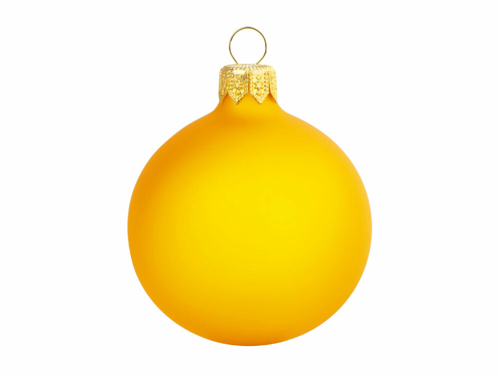 213025&nbsp;216.130&nbsp;Стеклянный шар желтый матовый, заготовка шара 6 см, цвет 23&nbsp;205493