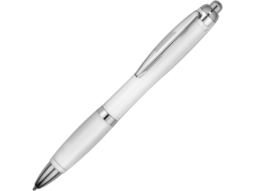 10707800&nbsp;52.390&nbsp;Ручка пластиковая шариковая "Nash", белый, синие чернила&nbsp;142705
