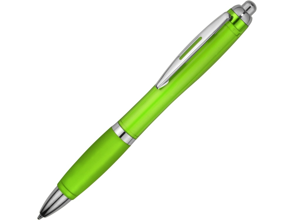 10707807&nbsp;54.100&nbsp;Ручка пластиковая шариковая "Nash", лайм, синие чернила&nbsp;142712