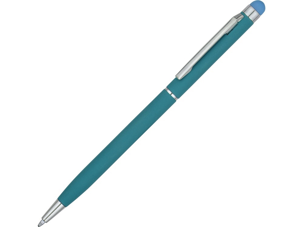 18570.23&nbsp;79.710&nbsp;Ручка-стилус шариковая "Jucy Soft" с покрытием soft touch, бирюзовый&nbsp;163260