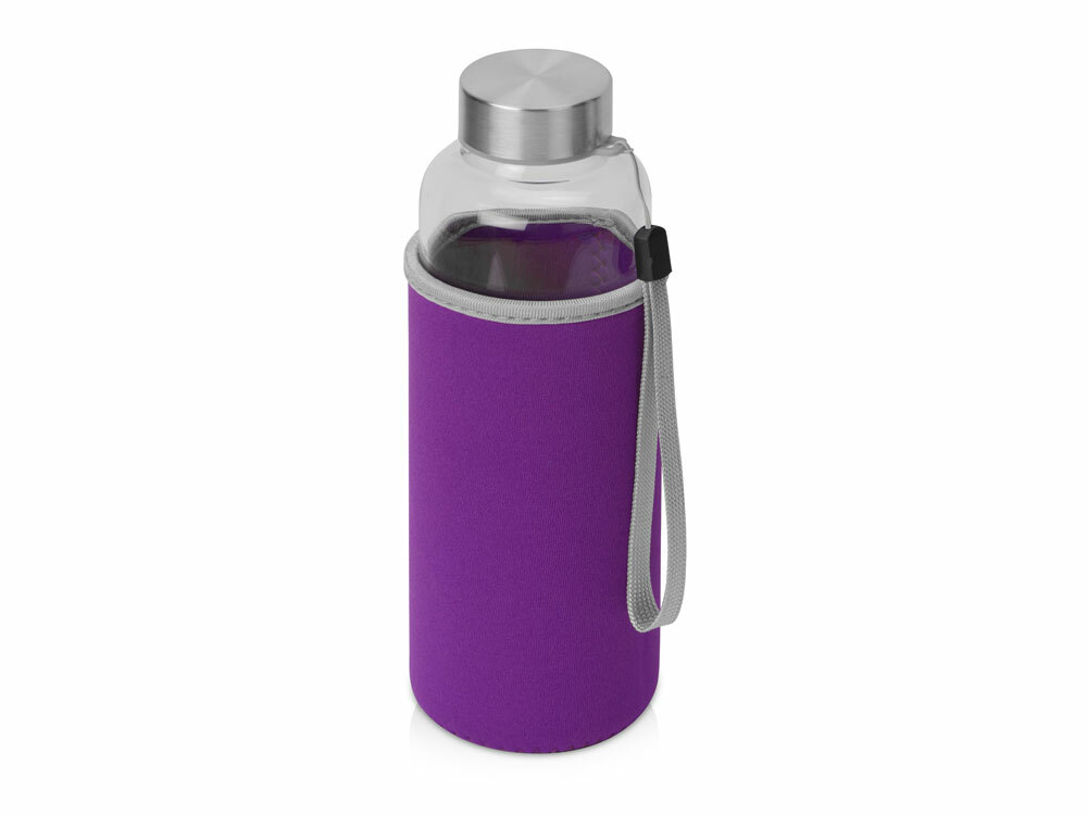 887326&nbsp;525.330&nbsp;Бутылка для воды "Pure" c чехлом, 420 мл, фиолетовый&nbsp;188283