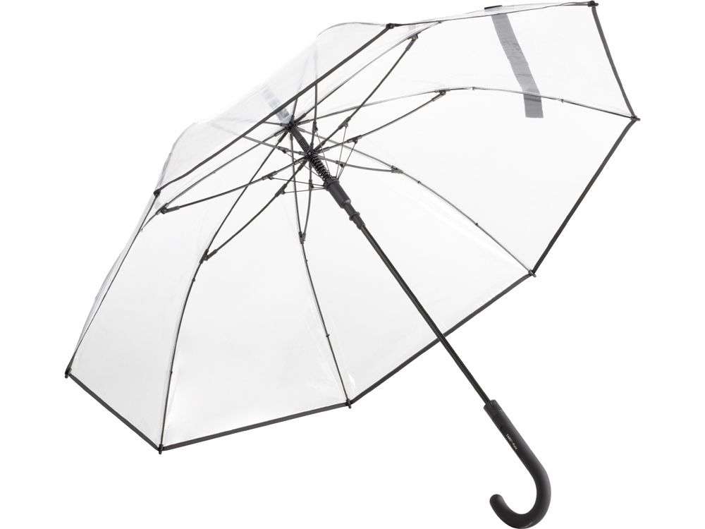 100083&nbsp;3676.000&nbsp;Зонт 7112 AC regular umbrella FARE® Pure  transparent-black&nbsp;216994