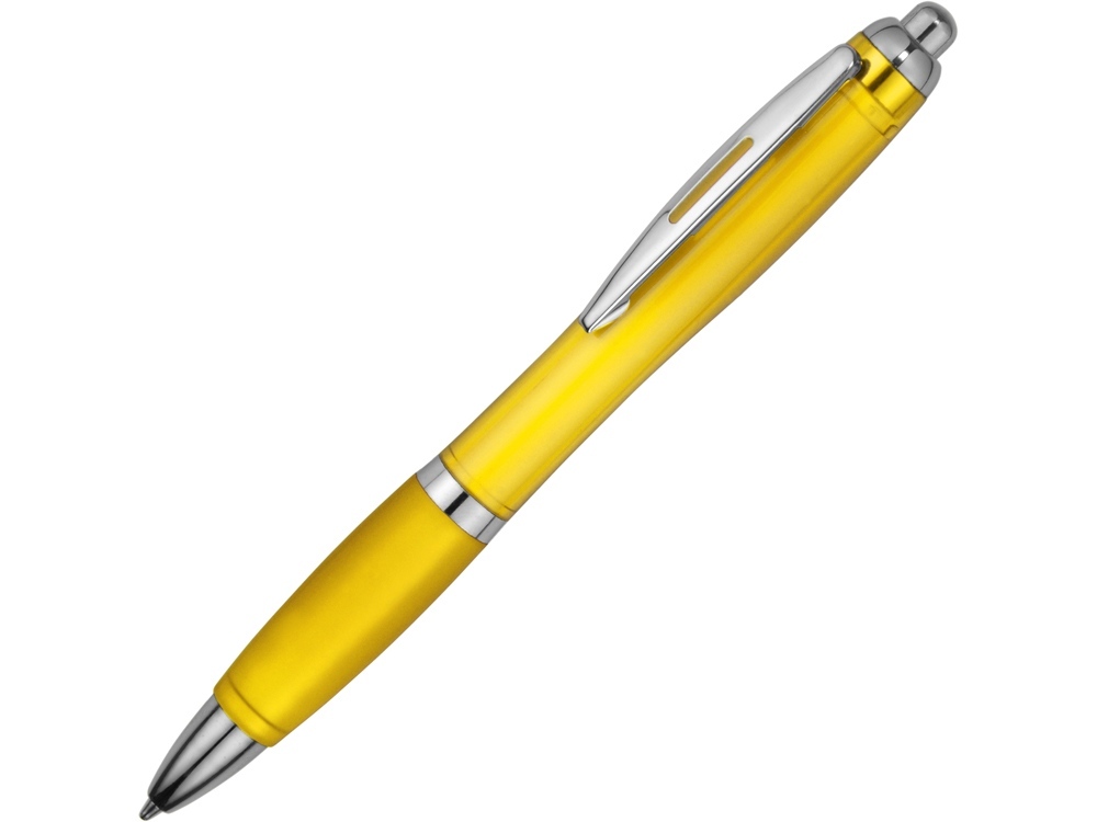 10707805&nbsp;54.100&nbsp;Ручка пластиковая шариковая "Nash", желтый, синие чернила&nbsp;142710