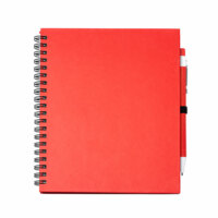 NB7994S160&nbsp;269.000&nbsp;Блокнот LEYNAX с ручкой из переработанного картона, красный&nbsp;224446