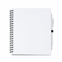 NB7994S101&nbsp;269.000&nbsp;Блокнот LEYNAX с ручкой из переработанного картона, белый&nbsp;224448