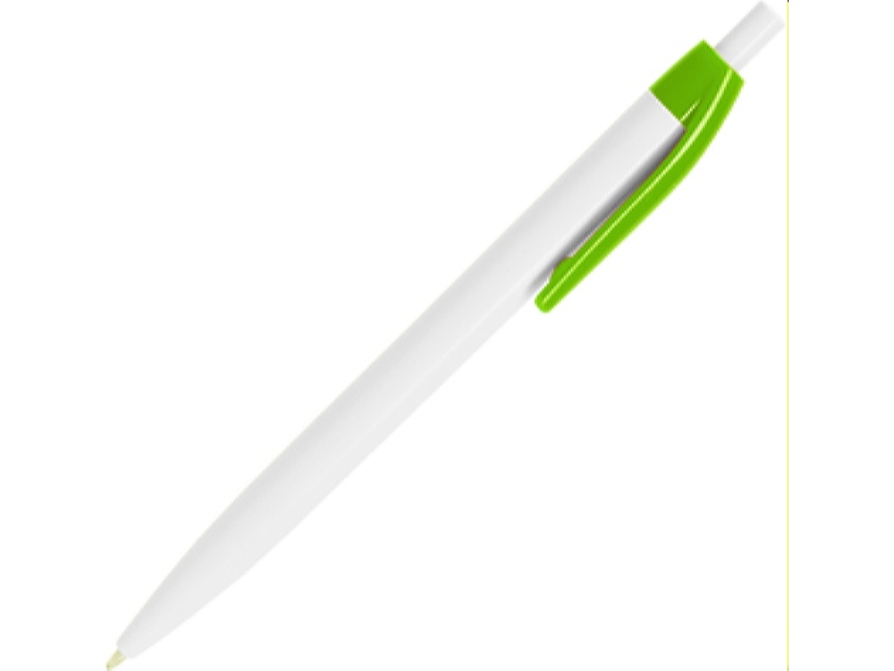 HW8045S1114&nbsp;18.000&nbsp;Ручка пластиковая шариковая HINDRES, белый/зеленое яблоко&nbsp;226092