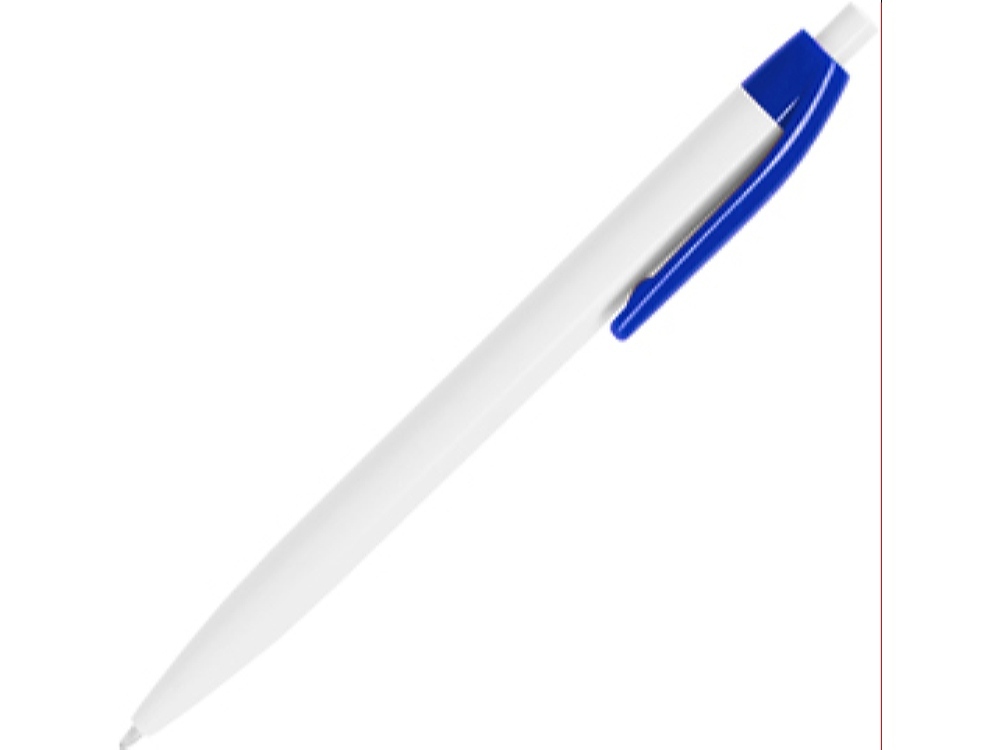 HW8045S105&nbsp;18.000&nbsp;Ручка пластиковая шариковая HINDRES, белый/королевский синий&nbsp;226096