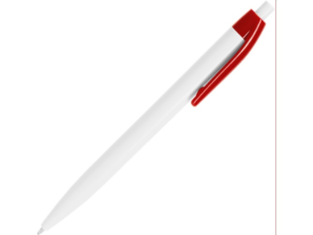 HW8045S160&nbsp;18.000&nbsp;Ручка пластиковая шариковая HINDRES, белый/красный&nbsp;226091