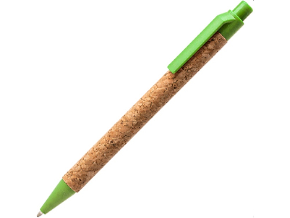 HW8043TA114&nbsp;39.000&nbsp;Ручка шариковая COMPER Eco-line с корпусом из пробки, натуральный/зеленое яблоко&nbsp;226826