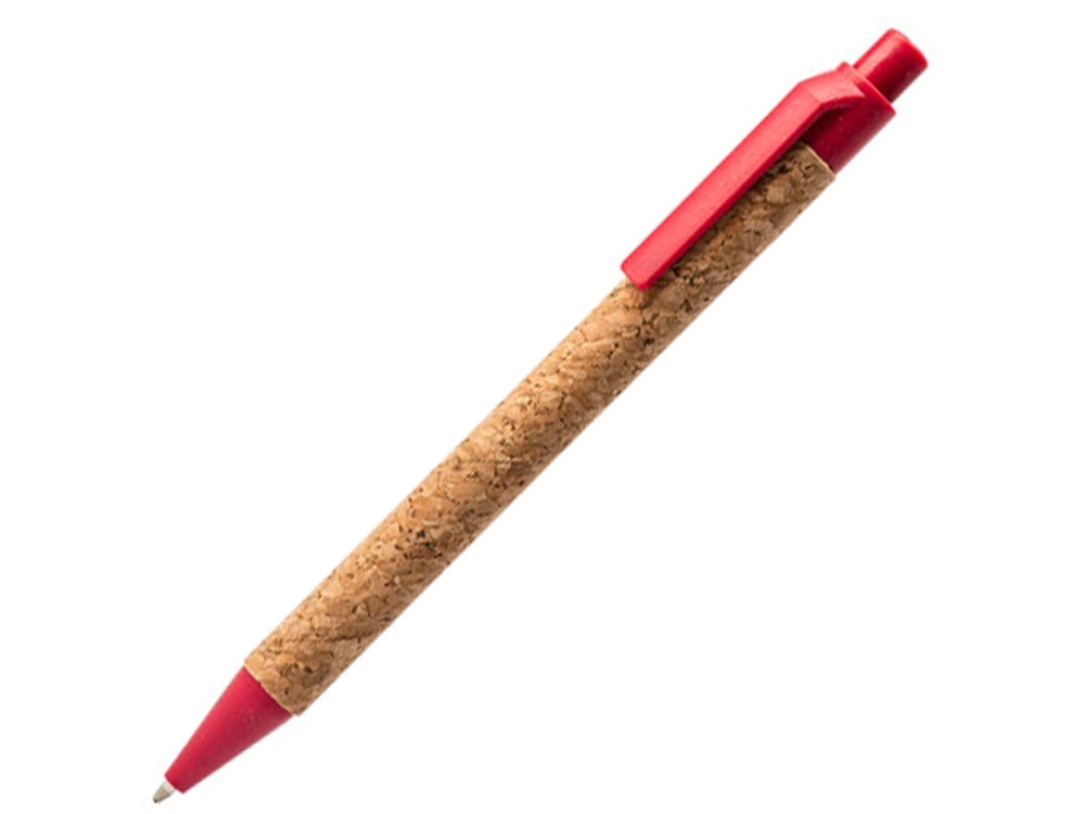 HW8043TA60&nbsp;39.000&nbsp;Ручка шариковая COMPER Eco-line с корпусом из пробки, натуральный/красный&nbsp;226825
