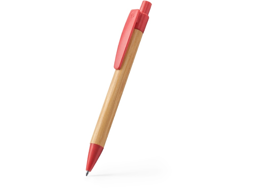 HW8034S16029&nbsp;41.000&nbsp;Шариковая ручка STOA с бамбуковым корпусом, красный&nbsp;226043