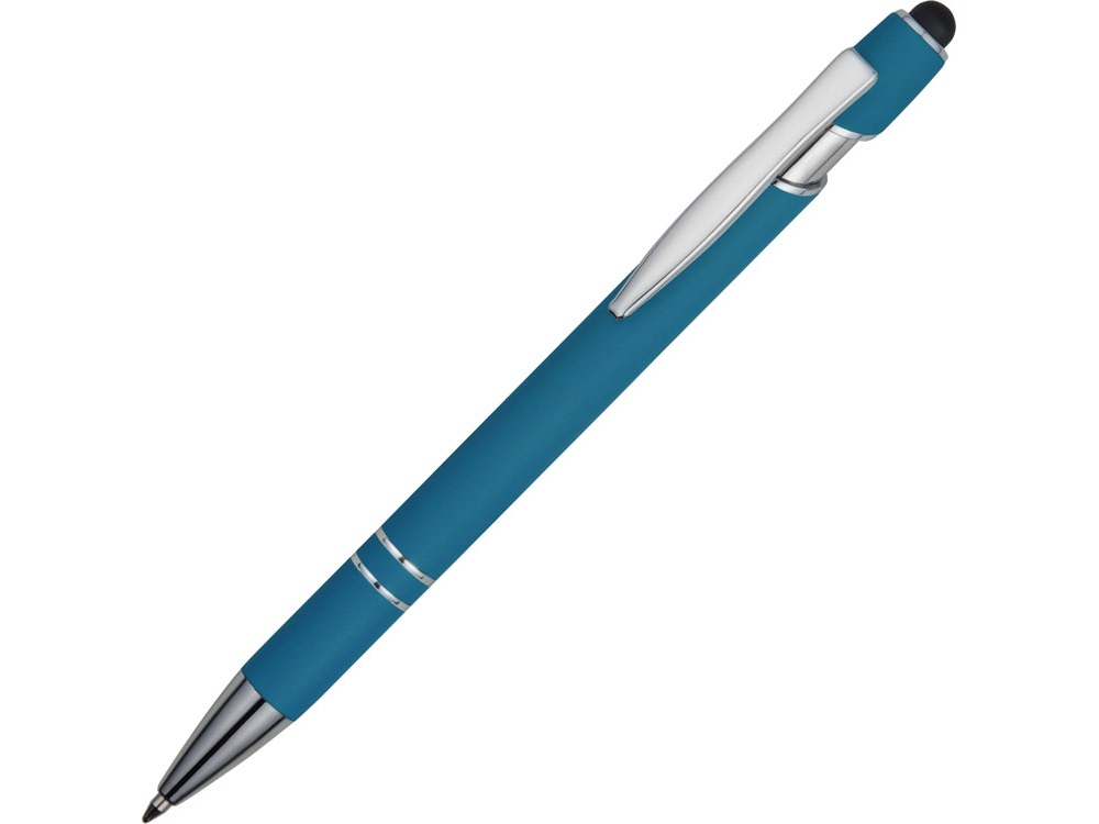 18381.22p&nbsp;93.000&nbsp;Ручка металлическая soft-touch шариковая со стилусом «Sway», синий/серебристый (P)&nbsp;228046