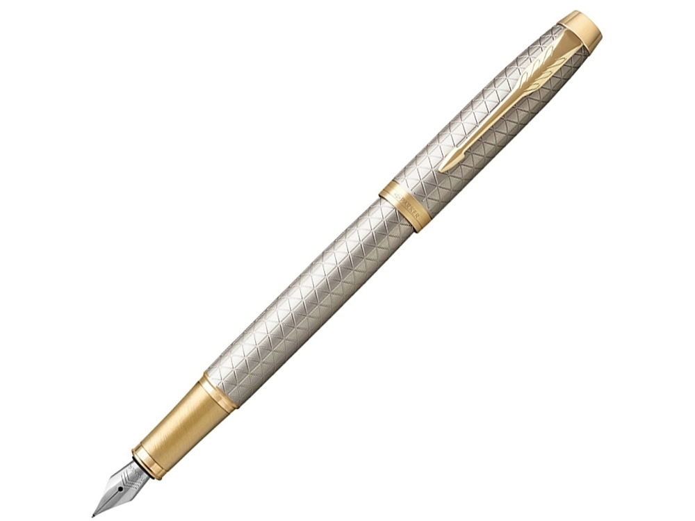 1931684&nbsp;18400.000&nbsp;Перьевая ручка Parker IM Premium Warm Silver (grey)  GT, перо: F, цвет чернил: blue, в подарочной упаковке.&nbsp;228420