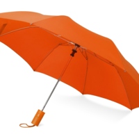 979048p&nbsp;579.200&nbsp;Зонт складной "Tulsa", полуавтоматический, 2 сложения, с чехлом, оранжевый (P)&nbsp;229890
