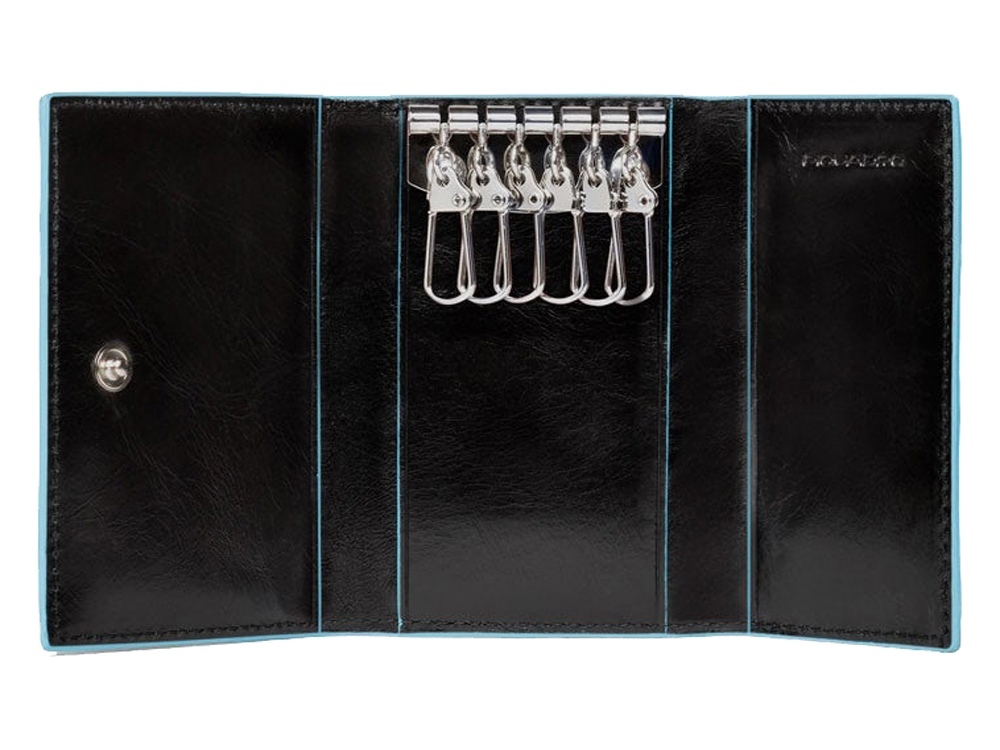 241004&nbsp;9420&nbsp;Ключница, Piquadro Blue Square, Черный&nbsp;233064