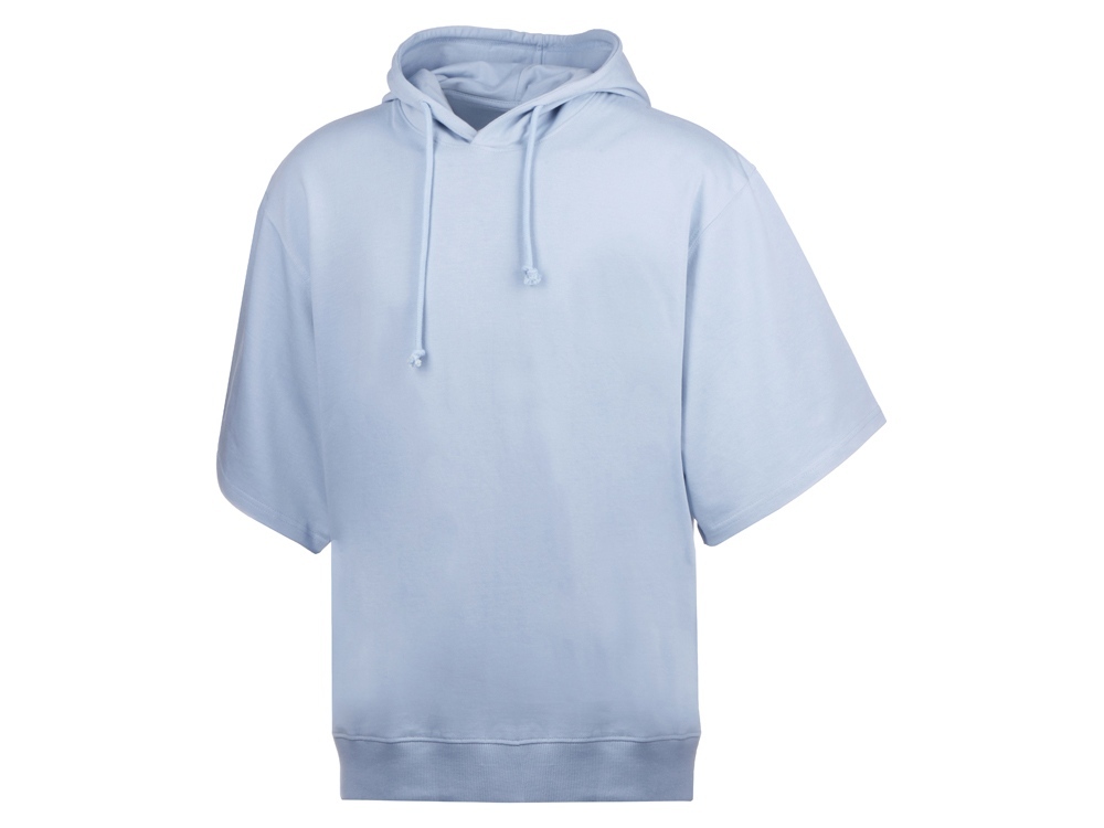 173640M-L&nbsp;1360&nbsp;Худи оверсайз с коротким рукавом «Warsaw» унисекс, небесно-голубой&nbsp;233149