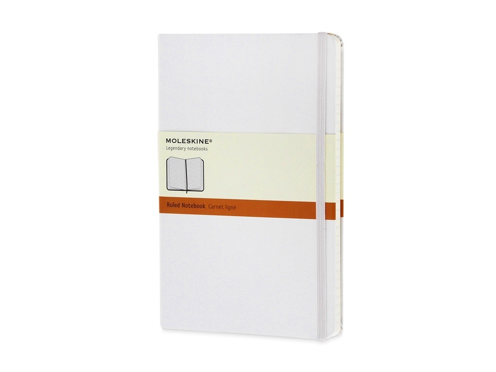 50511106p&nbsp;1734.810&nbsp;Записная книжка Moleskine Classic (в линейку) в твердой обложке, Large (13х21см), белый&nbsp;219309