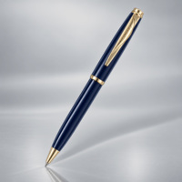 417544&nbsp;1280&nbsp;Ручка шариковая Pierre Cardin коллекция «ГАММА КЛАССИКА (GAMME CLASSIC)». Корпус - латунь с лакированным покрытием. Отделка и детали дизайна - сталь с позолотой. Цвет - синий. Упаковка E.&nbsp;79815