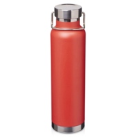 10086521&nbsp;1954.08&nbsp;Бутылка для воды с вакуумной изоляцией Thor объемом 650 мл из переработанной нержавеющей стали, сертифицированной по стандарту RCS - Красный&nbsp;276952