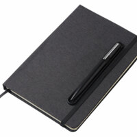 180938.01&nbsp;1006.14&nbsp;Набор блокнот А5 с магнитным держателем для ручки и подставкой для телефона и металлической шариковой ручкой "NotaBene", черный&nbsp;276941