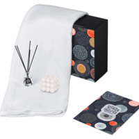 210128.06&nbsp;1658.92&nbsp;Подарочный набор с пледом, свечой и диффузором, белый&nbsp;278915