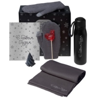 210107.17&nbsp;3459.15&nbsp;Подарочный набор с варежками, шарфом и термосом, серый&nbsp;277666