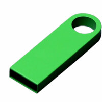 6589.8.03&nbsp;618.87&nbsp;USB 2.0-флешка на 8 Гб с мини чипом и круглым отверстием, зеленый&nbsp;202837
