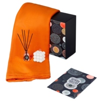 210128.08&nbsp;1818.92&nbsp;Подарочный набор с пледом, свечой и диффузором, оранжевый&nbsp;278916