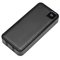 590172.07&nbsp;2236.15&nbsp;Внешний аккумулятор со встроенными кабелями «Фрэйм Про», быстрая зарядка, 20000мач, черный&nbsp;279621